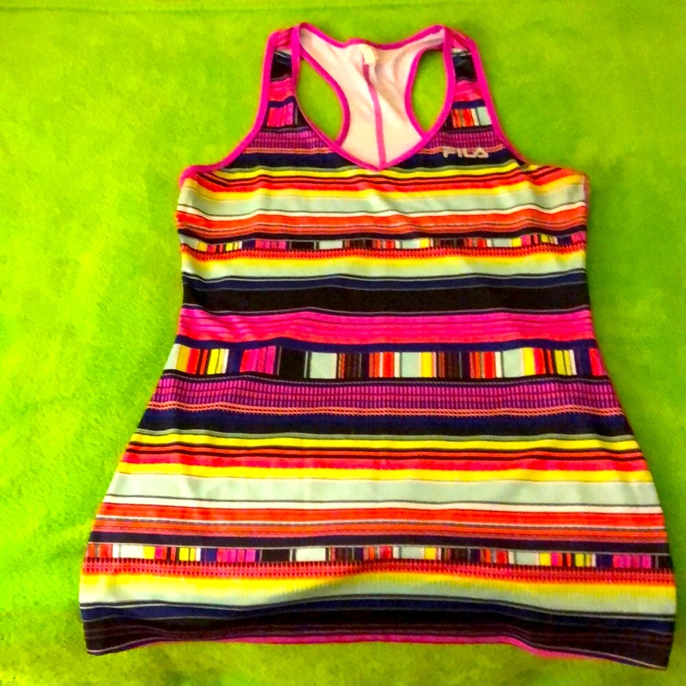 EUC FILA Racerback Top Sz M